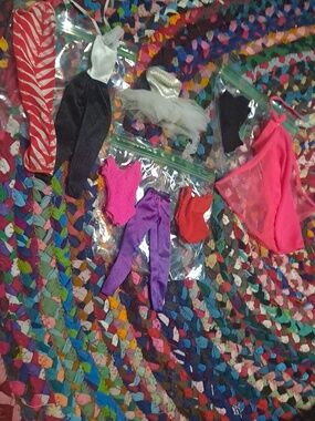 Barbie Doll Clothing Set with Dresses, One Piece Dance Suits, and Pants